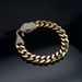 Hip Hop New Style Red And Green Eye Snake Tail Full Diamond Stainless Steel Cuban Chain Jewelry High-end Bracelet_ipsvogv.com