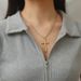 Stainless Steel Fried Dough Twists Snake Bone Cuba Chain Double Cross Pendant Jewelry Titanium Necklace_ipsvogv.com