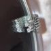 Sparkling Tassel Tear Drop Zircon Ins With Exaggerated Personality, Multiple Lines, Niche Design, High-end Ring, Index_ipsvogv.com
