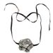 Jewelry Full Diamond Choker Flower Collar Simple Ribbon Multi-layer Tassel Necklace_ipsvogv.com