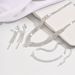 Women’s Jewelry Set Fashion Hot Sale Bridal Jewelry Exquisite And Simple Clavicle Necklace Earrings Set Wedding Dress Accessories_ipsvogv.com