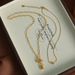 Women's Jewelry Set Fashion Two Wear Lock Steel Bead Pendant Clavicle Chain Double Layer Necklace Titanium Steel Jewelry_ipsvogv.com