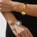 B2954 design irregular trumpet shaped pearl opening bracelet, light luxury high-end sensory ring bracelet_ipsvogv.com