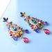 Exaggerated trend earrings for women with diamonds, high end retro fashion pendant jewelry, earrings, crown_ipsvogv.com