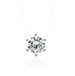 Classic Jewelry Valentine's Day Simple Transparent Crystal Line Zircon Pendant Necklace Female Love Clavicle Chain Necklace_ipsvogv.com