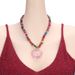 Colorful Natural Stone Necklace Fashion Simple Personality Ins Style Love Xiang Jewelry_ipsvogv.com