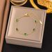 2023 New Necklace Women's Versatile Colorless Green Diamond Alien Style Emerald Set_ipsvogv.com