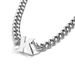 hot selling stainless steel Cuban chain 26 letter necklace hip hop trend men's personality fashion jewelry_ipsvogv.com