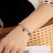 New titanium steel chain drop glue five-pointed star necklace bracelet set with diamond design high appearance level jewelry women_ipsvogv.com