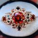 Sanjie Luxury Simple Dazzling Inlaid Zircon Color Diamond Ring Women's Jewelry_ipsvogv.com