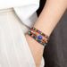 Popular Elements Hot Selling Blue Gold Emperor Stone Multi-layer Winding Woven Cowhide Rope Bracelet_ipsvogv.com