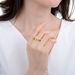 Women’s Jewelry Set Fashion Internet Celebrity Style Ins Style Diamond Zircon CZ Expression Bag Ring Opening Design Adjustable Female Hand Jewelry_ipsvogv.com