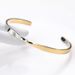 Bangles Mobius Bracelet Oval Stainless Steel Jewelry Bracelet Gold Two Color Bracelet Jewelry Bracelet_ipsvogv.com