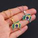 hot selling Brazilian map pendant stainless steel necklace oil drop map geometric ethnic style jewelry_ipsvogv.com
