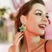 Personality Exaggerated Retro Braided Rice Bead Earrings Handmade DIY Bohemian Beaded Temperament Flower Earrings_ipsvogv.com