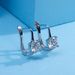 Cao Shi Fashion Jewelry Micro Inlaid Four Claw Round Zircon Ear Buckle_ipsvogv.com