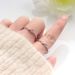 Women's Jewelry S925 Silver Ring Small Fresh Lucky 8 Shaped Ring Inlaid With Zircon Simple And Fashionable Single Row Tail Ring_ipsvogv.com