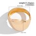 Exaggerated Metal Irregular Smooth Spring For Women's Fashion Texture Egg Face Bracelet Bracelet_ipsvogv.com