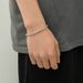 Men's Jewelry Hip Hop Zircon Bracelet 4mm Spring Buckle Stainless Steel Tennis Chain Boys High Grade Titanium Steel Bracelet_ipsvogv.com