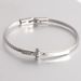 Men'S Simple All-Lap Titanium Steel Cable Fashion Design Bolt Bracelet_ipsvogv.com