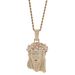 Hip hop pure copper inlaid with diamonds for men's personalized character pendant_ipsvogv.com