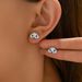 Forest version Korean style female niche college style, inlaid zircon, small dog animal design earri, versatile_ipsvogv.com