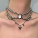 Silver Grey Ni Same Style Pearl Necklace For Women's Light Luxury And Small Crowd Long Fur Clothes, Collarbone_ipsvogv.com