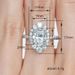 Cao Shi's Horse Eye Shaped Elliptical Zircon Inlaid With Instagram Style Ring For Women's Wedding Ceremony_ipsvogv.com