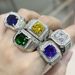 Fashion Dominant Men's Creative Full Diamond Micro Pave Ring_ipsvogv.com