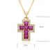 Necklace Women Jewelry Zircon Cross Zircon High End Simple Niche Design Pendant Women Accessories_ipsvogv.com