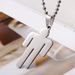 American Rapper Complete Of Necklace And Stainless Steel Keychain Set_ipsvogv.com