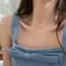 Sterling Silver Ribbon Bow Necklace For Women, Exquisite Sweet Gentle Temperament Choker, Light Luxury High-end Clavicle_ipsvogv.com