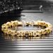 fashion domineering stainless steel handmade square buckle emperor chain multi color titanium steel men's necklace_ipsvogv.com