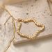 K Gold Plated Stainless Steel Personality Female INS Niche Retro Versatile Bracelet_ipsvogv.com