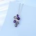Fashionable Light Luxury Gemstone Necklace Pendant For Women Personality Temperament Design S925 Silver Inlaid Colorful Crystal Pendant_ipsvogv.com