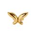 simple design personality hand jewelry stainless steel plated gold temperament smooth butterfly open ring female_ipsvogv.com