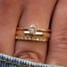 Sanjie Plated Couple Ring Fashion Inlaid Zircon Three Rings Set_ipsvogv.com
