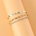 Simple And Fashionable Personalized Letter LOVE Open Bracelet Alloy Full Diamond Multi Layer Hand Jewelry_ipsvogv.com