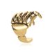 fashion personality punk style skeleton hand spine ear bone clip earrings no ear piercing ear clip ear jewelry_ipsvogv.com