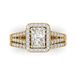 Sanjie Gold Popular Jewelry Hot Selling Handmade Exquisite Square Zircon Ring_ipsvogv.com