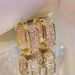 Cao Shi's Light Luxury Micro Inlaid Zircon Earrings, Popular Young Women's Fashion Earrings And Ornaments_ipsvogv.com