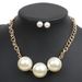 Cross Border Simple Pearl Women's Short Clavicle Chain European And American Fashion Simple Atmospheric Pearl Necklace_ipsvogv.com
