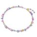 Sweetheart Candy Colored Crystal Zircon Necklace, Light Luxury And High Grade, Love Rainbow Collar Chain, Female_ipsvogv.com