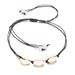 New Ethnic Style Black Rope Woven Natural Shell Pendant Necklace Simple And Versatile Neckchain_ipsvogv.com