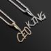 Men And Women's Jewelry Customizable Alphabet Pendant Necklace - Trendy Hip Hop Style Letter Charm With 14K Gold Plated Chain Can Be DIY Phrase_ipsvogv.com