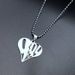 Hot Selling American Rap And Hip-hop Male Singer Juice WRLD 999 Necklace Stainless Steel Pendant_ipsvogv.com