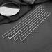 Personalized men's trendy titanium steel chain silver diamond bamboo leaf chain hip hop handsome clavicle chain_ipsvogv.com