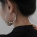 Large Circle Earrings For Women, New Style, Light Luxury, Niche Design, Simple And Versatile, Personalized, High End Earrings_ipsvogv.com