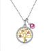 Women's Jewelry Crystal Element Sterling Silver Tree Of Life Crystal Pendant Necklace_ipsvogv.com