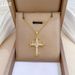 【 】 Cross Light Luxury Charm Gorgeous Full Diamond Necklace Women's Versatile Clavicle Titanium Steel Chain_ipsvogv.com
